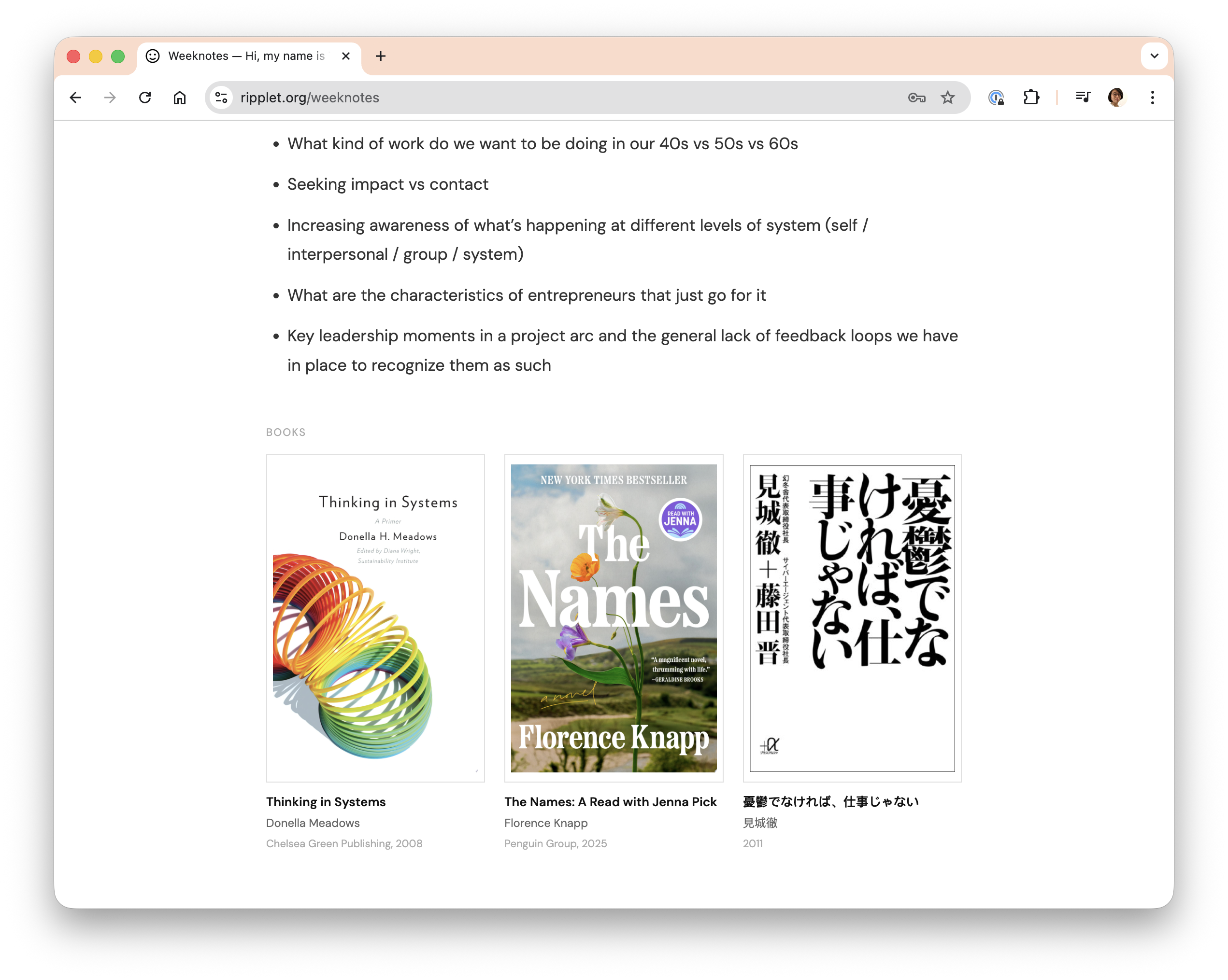 Book widget screenshot