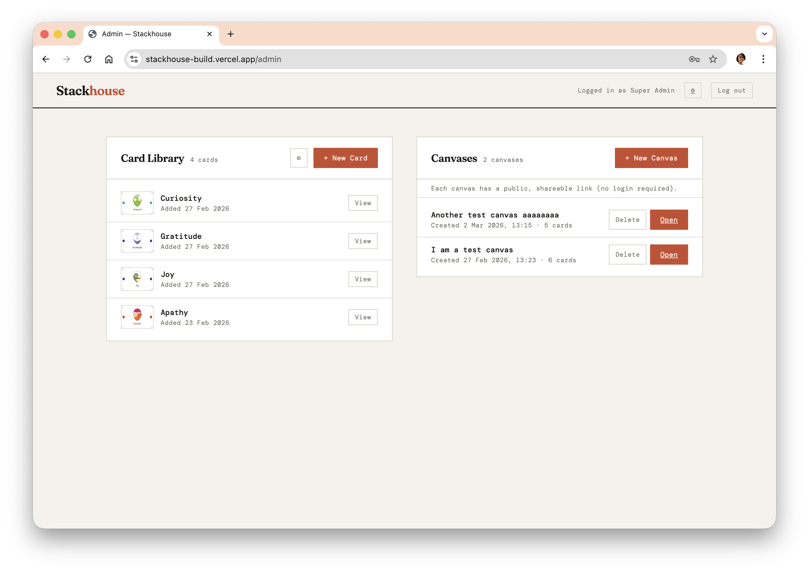 Stackhouse screenshot